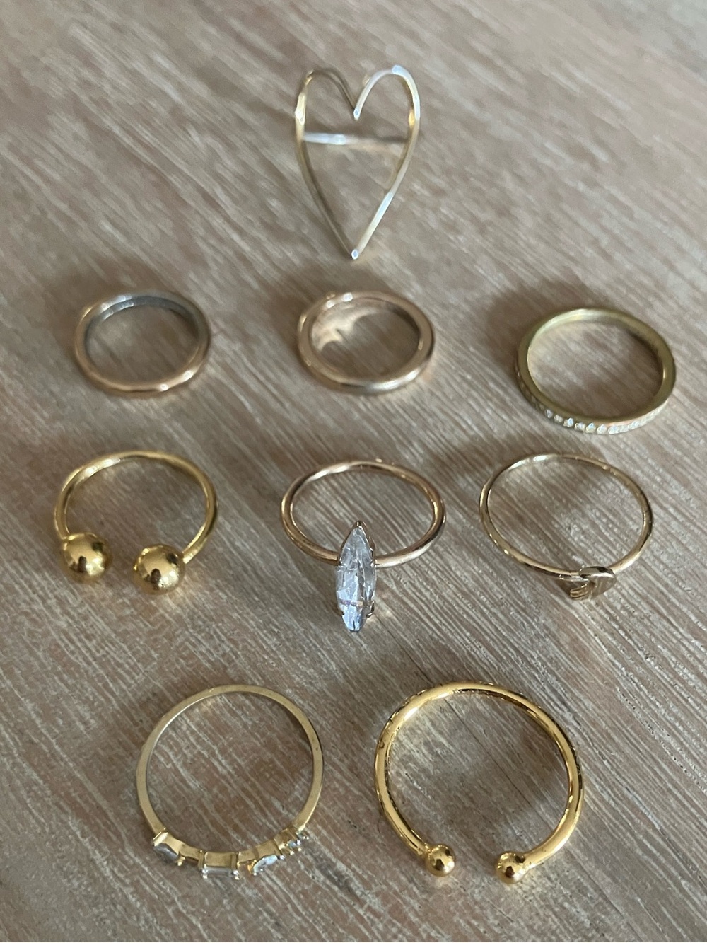 Set of 9 Stacking Rings